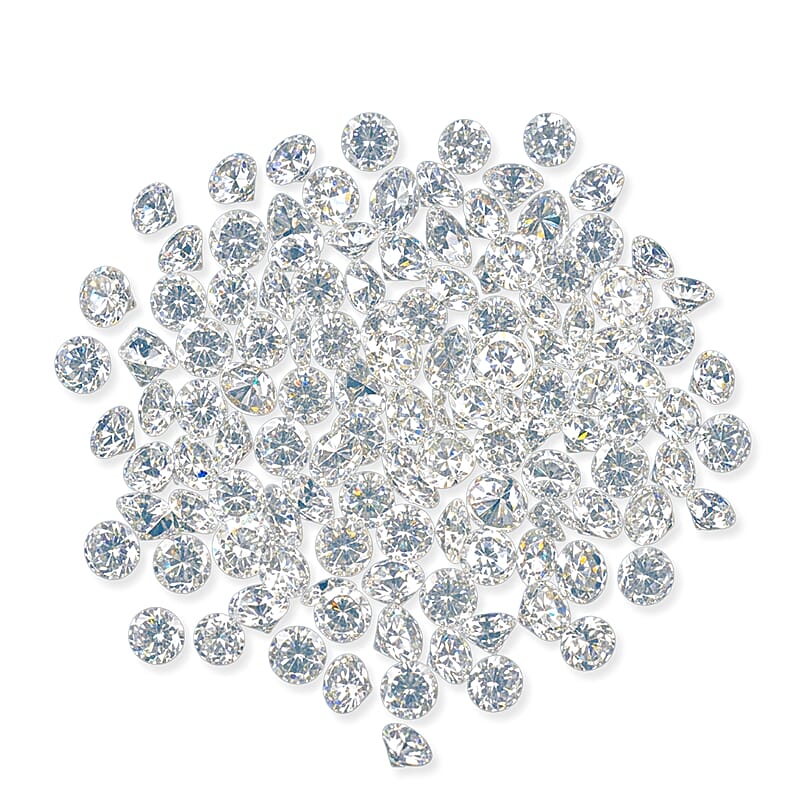 White Diamond (G-H, SI) (Rnd 2.3-2.6 mm) 5.02 ctw