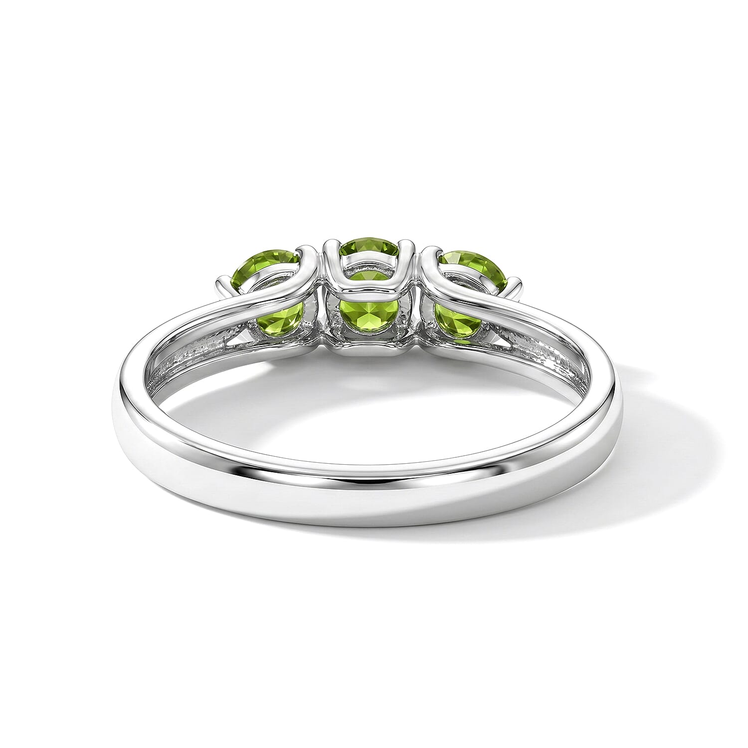Hebei Peridot 0.25 ctw Ring in Sterling Silver (Size 8.0)