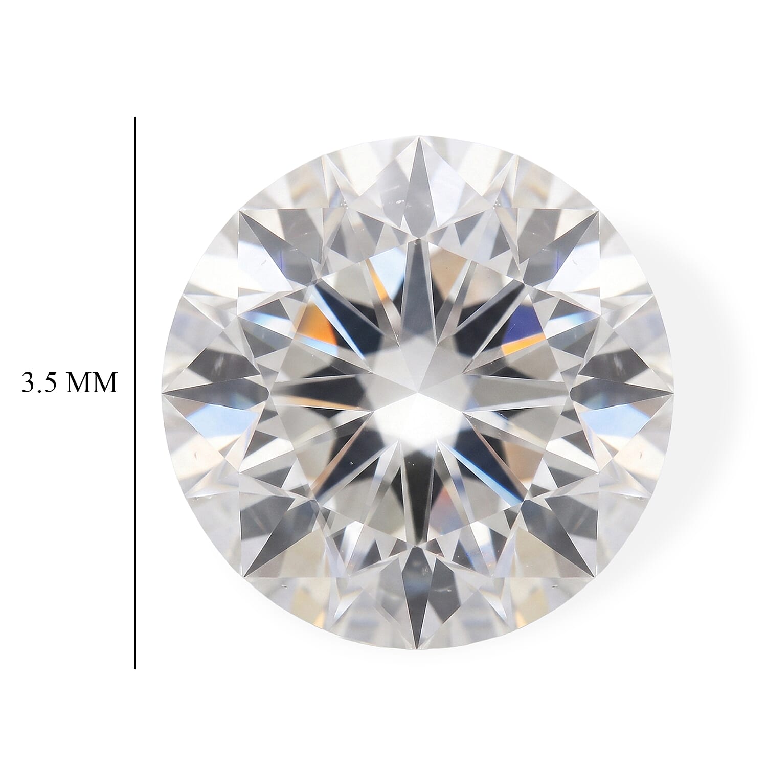 White Diamond (F-VS) (Rnd 3.5 mm) 10.09 ctw