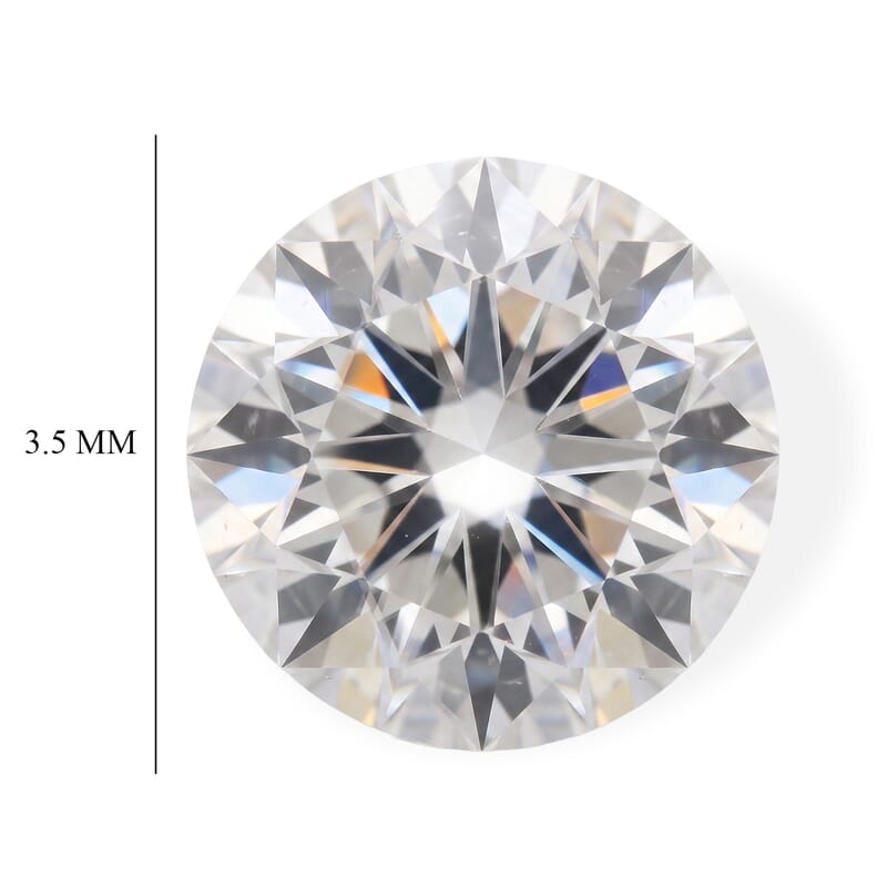 White Diamond (F-VS) (Rnd 3.5 mm) 10.09 ctw