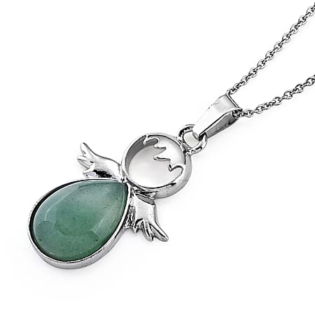 Green Aventurine / Alloy - Product card gallery slide 2 (10261281931577)