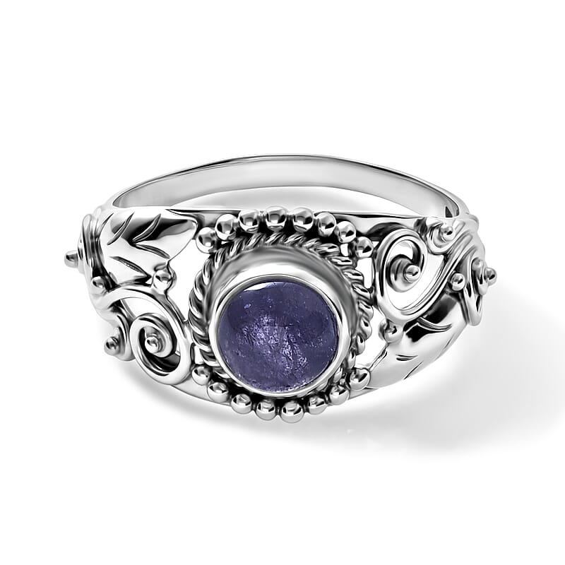 D'Joy Bali Legacy Tanzanite 1.90 ctw Ring in Sterling Silver (Size 5.0)