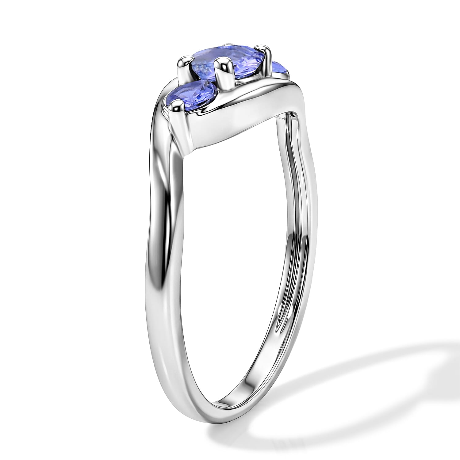 Tanzanite 0.30 ctw Ring in Sterling Silver (Size 9.0)