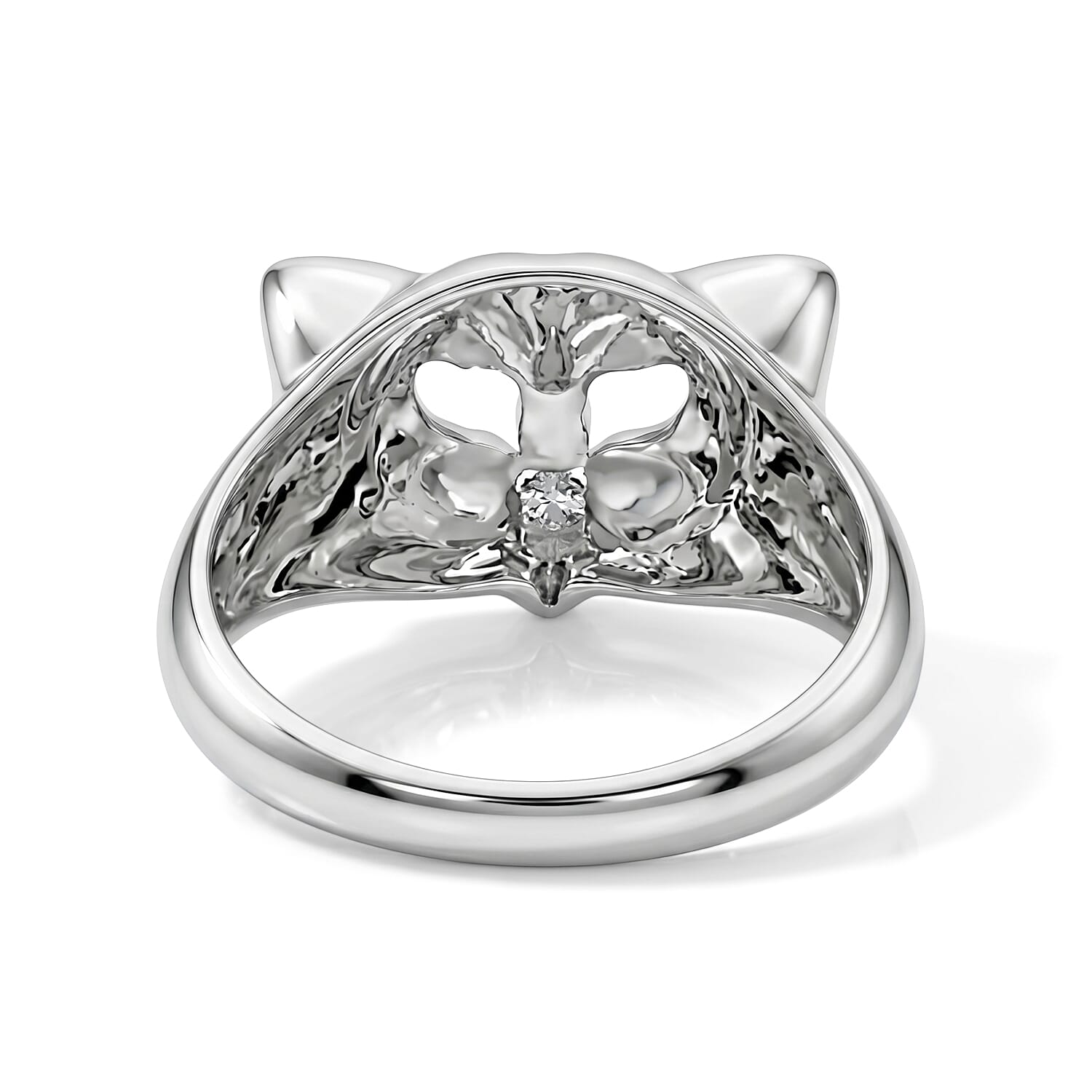 Jaguar Ring in Sterling Silver (Size 6.0) 3.84 Grams