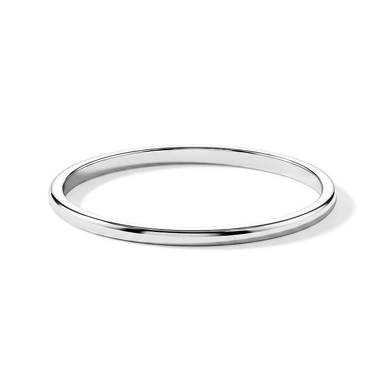 1mm Ring in Sterling Silver (Size 8.0) 0.70 Grams