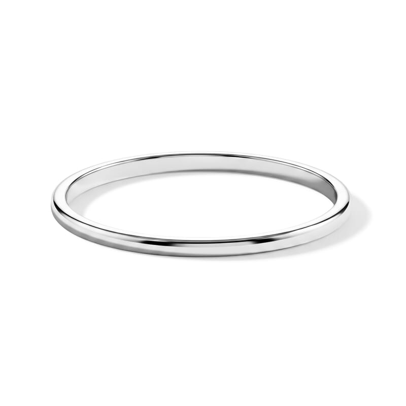 1mm Sterling Silver Ring (Size 9.0) 0.70 Grams