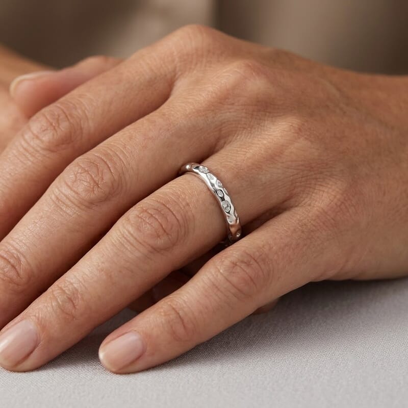 1.7mm DC Band Ring in Sterling Silver