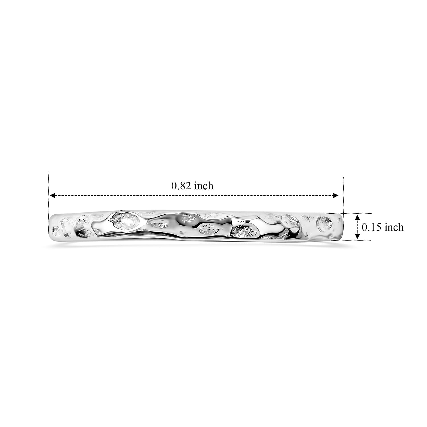 1.7mm DC Sterling Silver Band Ring