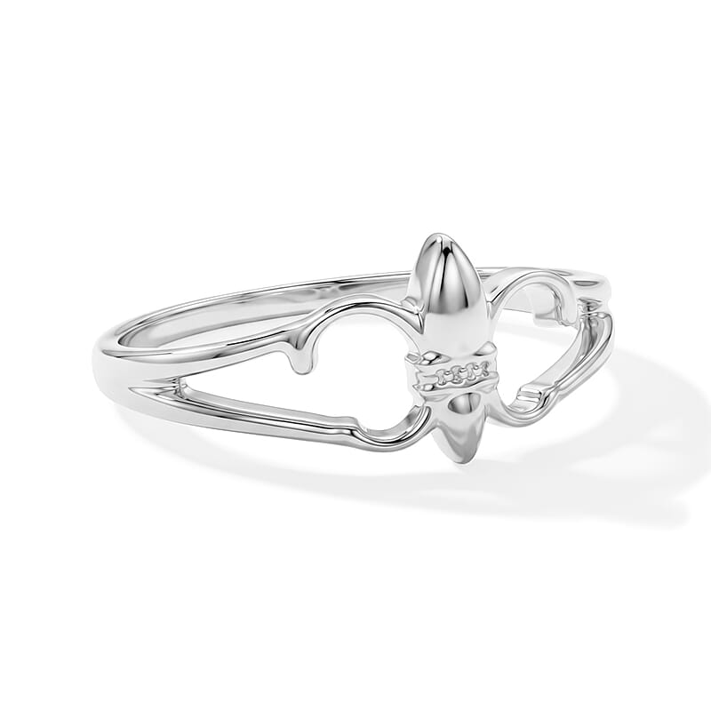 Fleur De Lis Ring in Sterling Silver (Size 7.0) 2.0 Grams