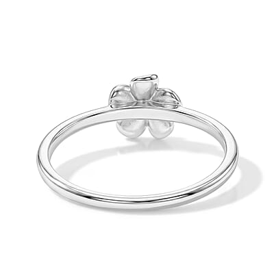 Flower Ring in Sterling Silver (Size 7.0) 1.27 Grams