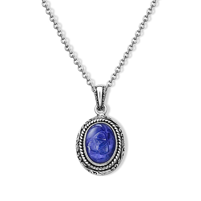 D'Joy Bali Legacy Tanzanite 7.00 ctw Pendant without Chain in Sterling Silver