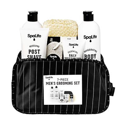 SpaLife 7-Piece Bundle Men's Body Care Gift Set
