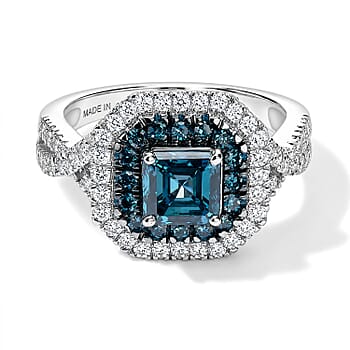 6 / Lab Grown Blue Diamond - Product card gallery slide 1 (10311107772729)