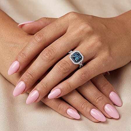 6 / Lab Grown Blue Diamond - Product card gallery slide 3 (10311107772729)