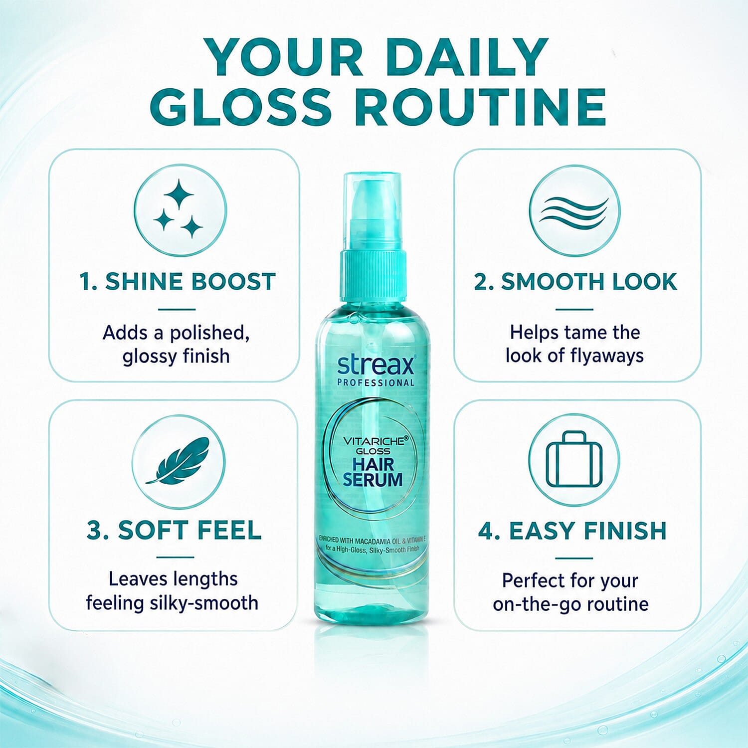 Vitariche Gloss Hair Serum 3.3 oz