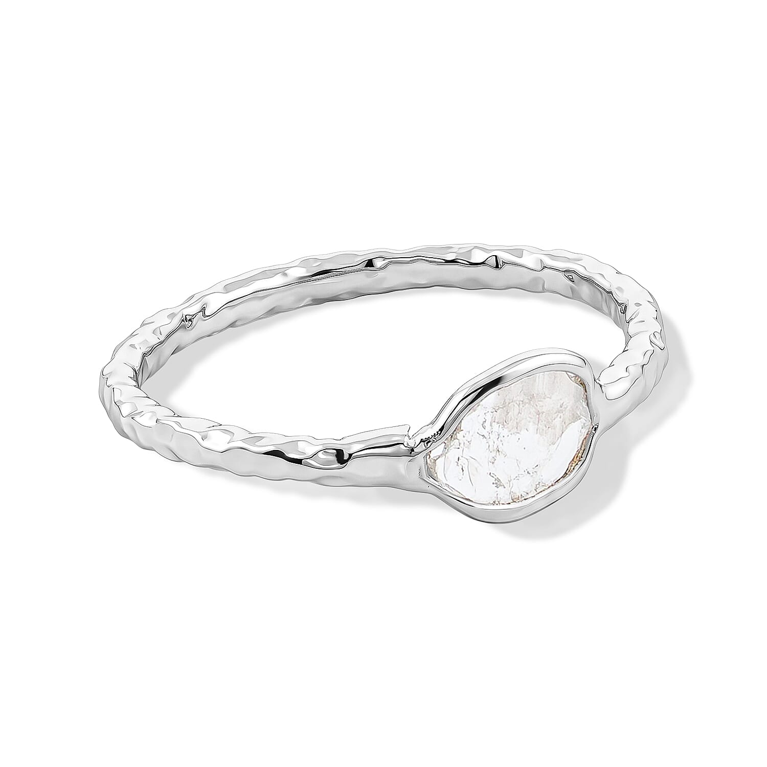 Diamond 0.15 ctw Ring in Sterling Silver (Size 6.0)