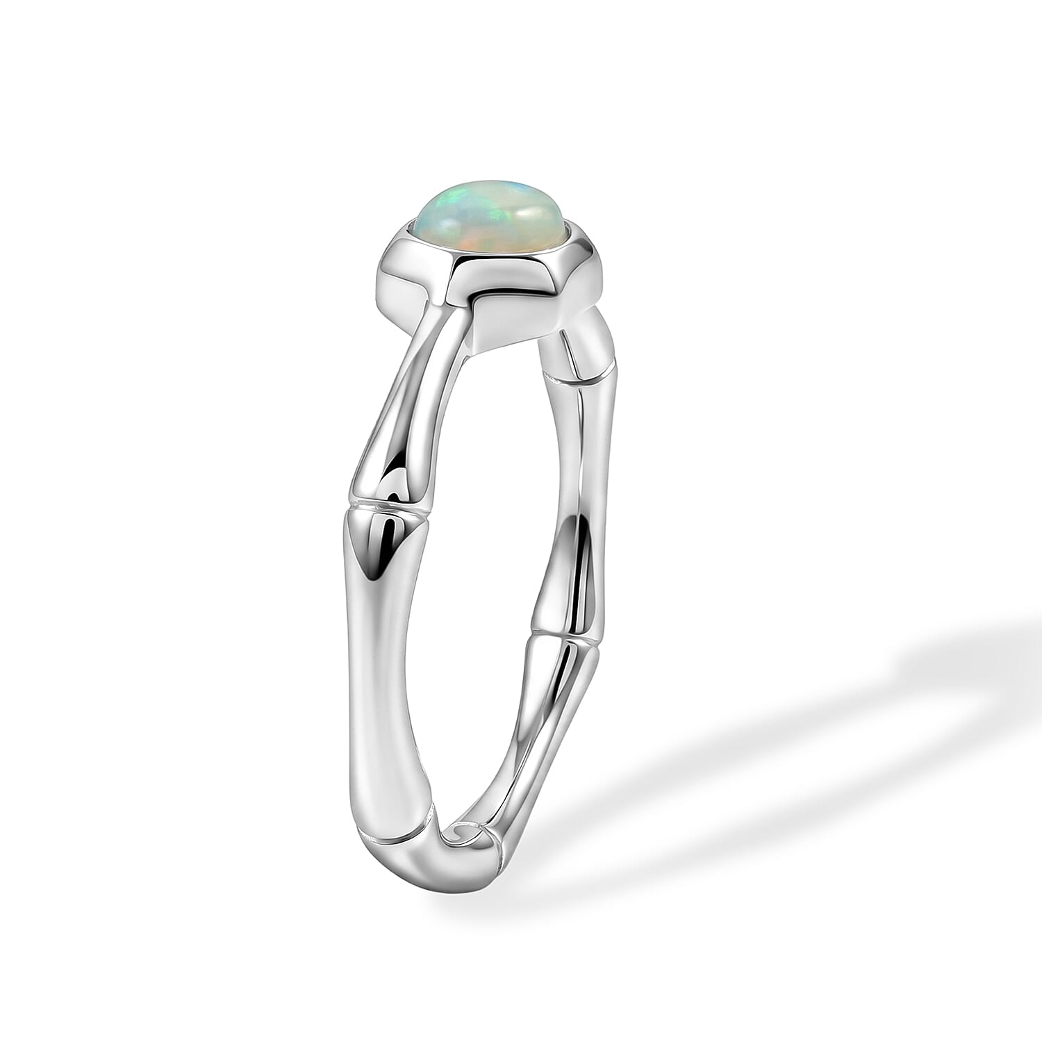Opalite 0.42 ctw Ring in Sterling Silver (Size 7.0)