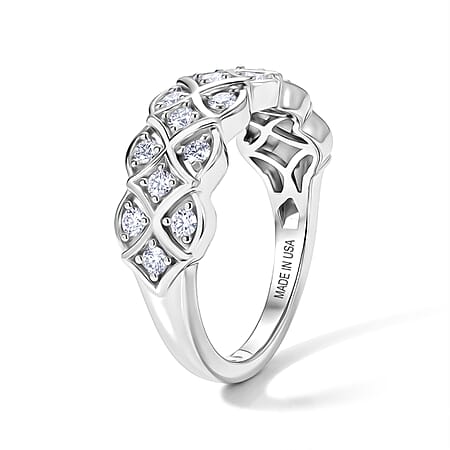 Rhodium Over Sterling Silver / 10 - Product card gallery slide 3 (15397052743993)