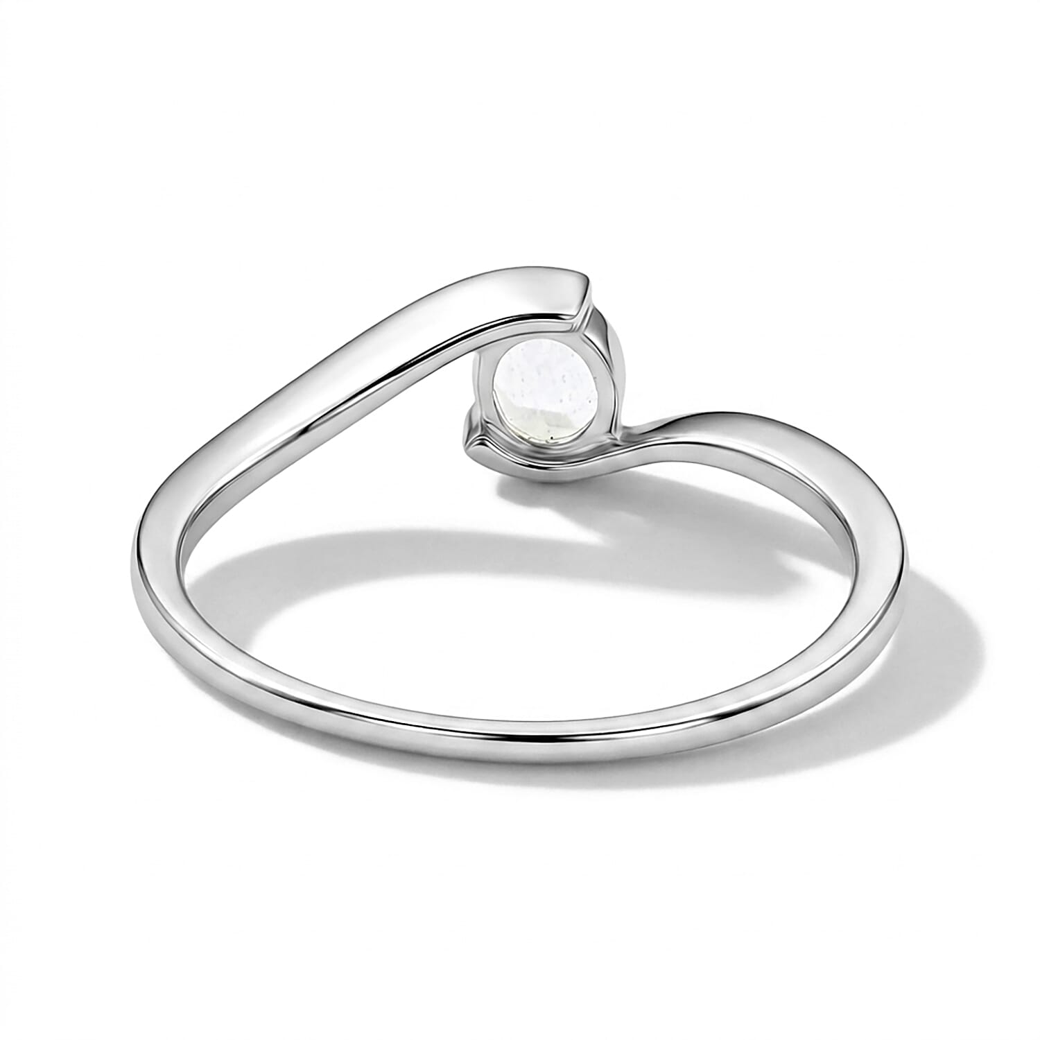 Hebei Peridot 0.45 ctw Solitaire Ring in Sterling Silver (Size 9.0)