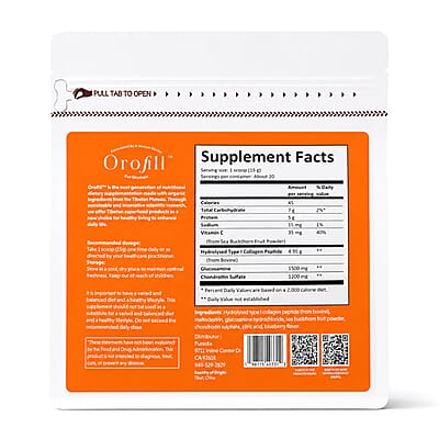 Orofill Collagen Activator Collagen & Sea Buckthorn Fruit Dietary Supplement (10.58oz)