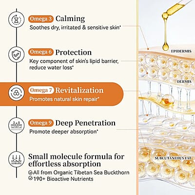Orofill Golden Serum Tibetan Sea Buckthorn Overnight Repair Serum (1oz)
