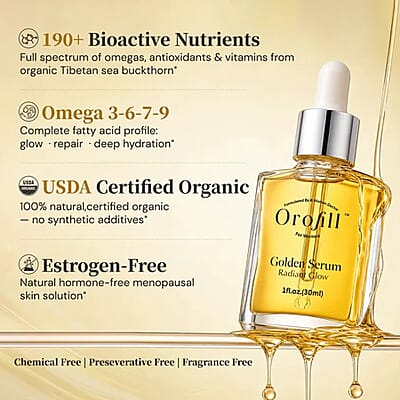 Orofill Golden Serum Tibetan Sea Buckthorn Overnight Repair Serum (1oz)