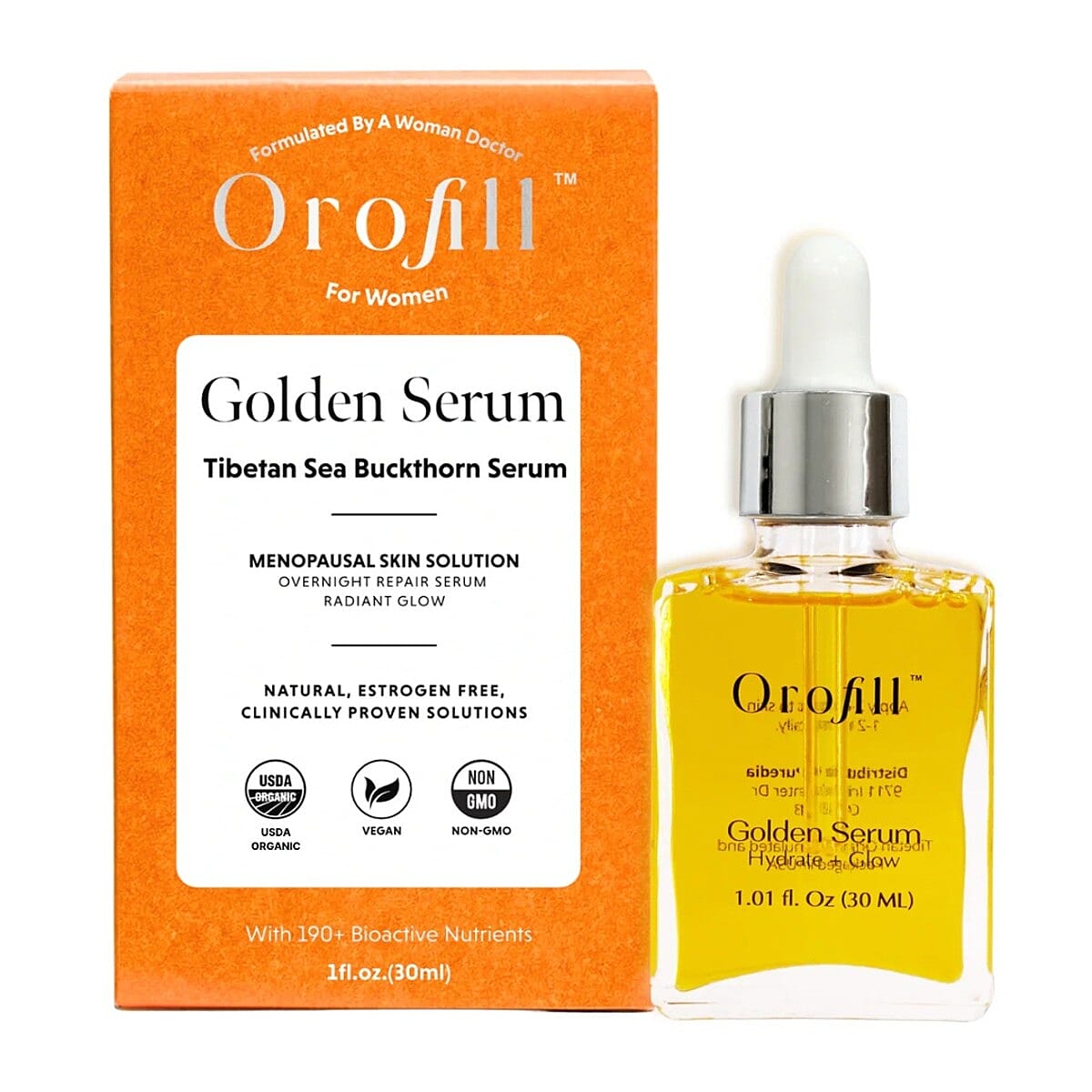 Orofill Golden Serum Tibetan Sea Buckthorn Overnight Repair Serum (1oz)