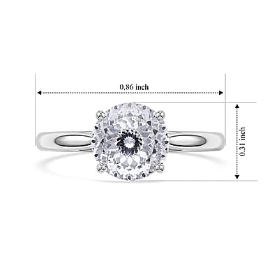 Luxuriant Lab Grown Diamond E-F VS 2.00 ctw Ring in 14K White Gold (Size  6.0)