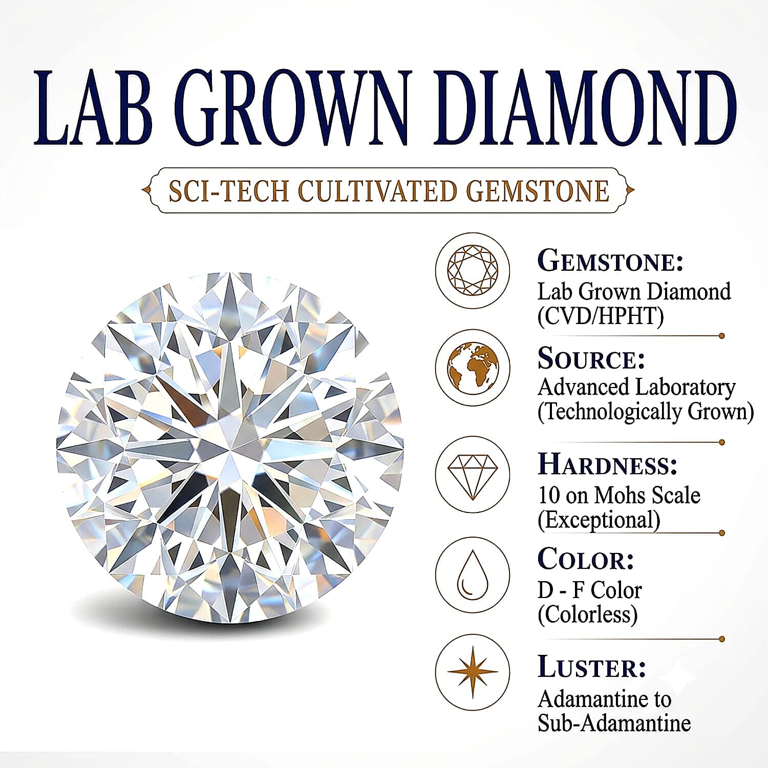 Luxuriant Lab Grown Diamond E-F VS 2.00 ctw Ring in 14K White Gold (Size  6.5)