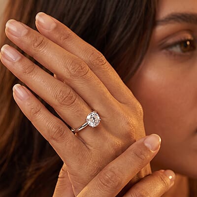 Luxuriant Lab Grown Diamond E-F VS 2.00 ctw Ring in 14K White Gold (Size  7.0)