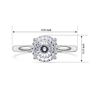 Luxuriant Lab Grown Diamond E-F VS 2.00 ctw Ring in 14K White Gold (Size  7.0)