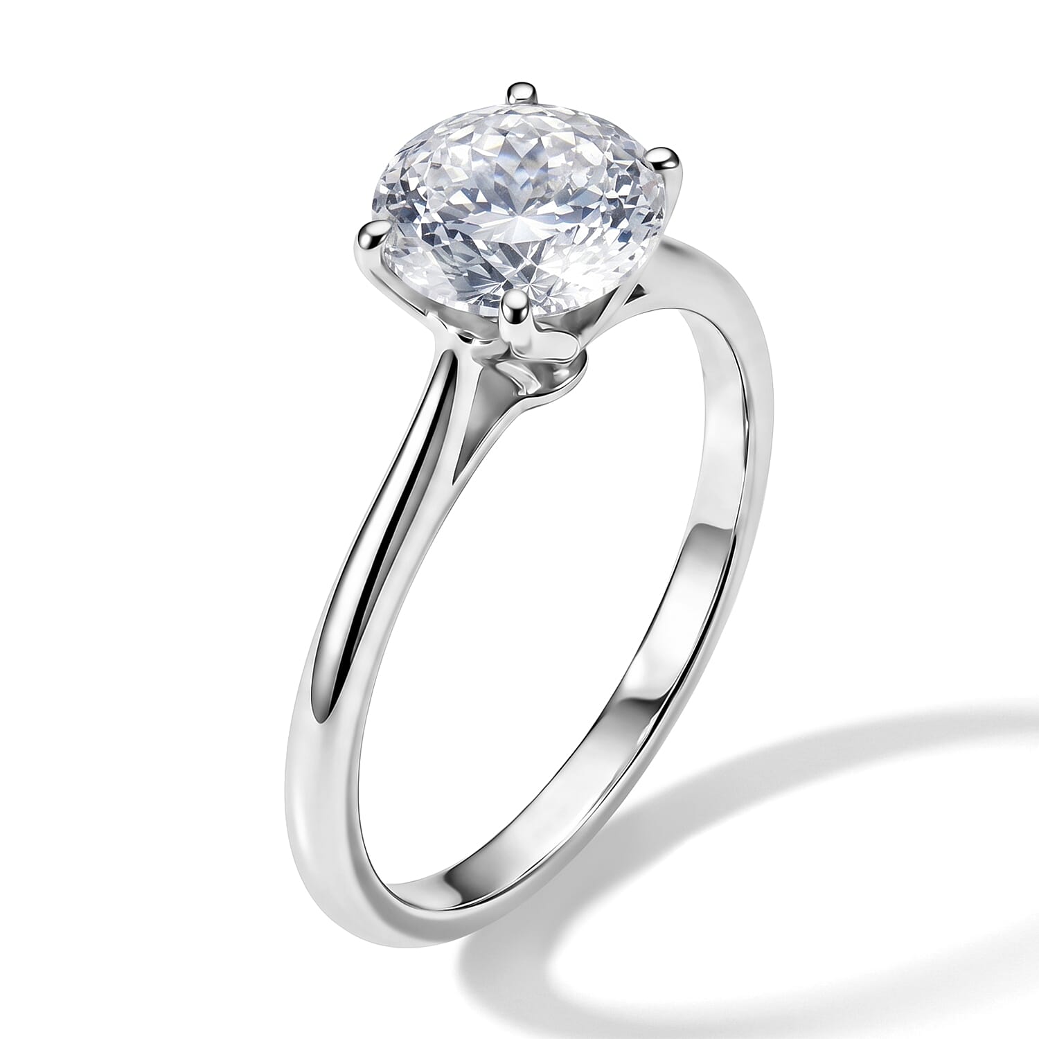 Luxuriant Lab Grown Diamond E-F VS 2.00 ctw Ring in 14K White Gold (Size 8.0)