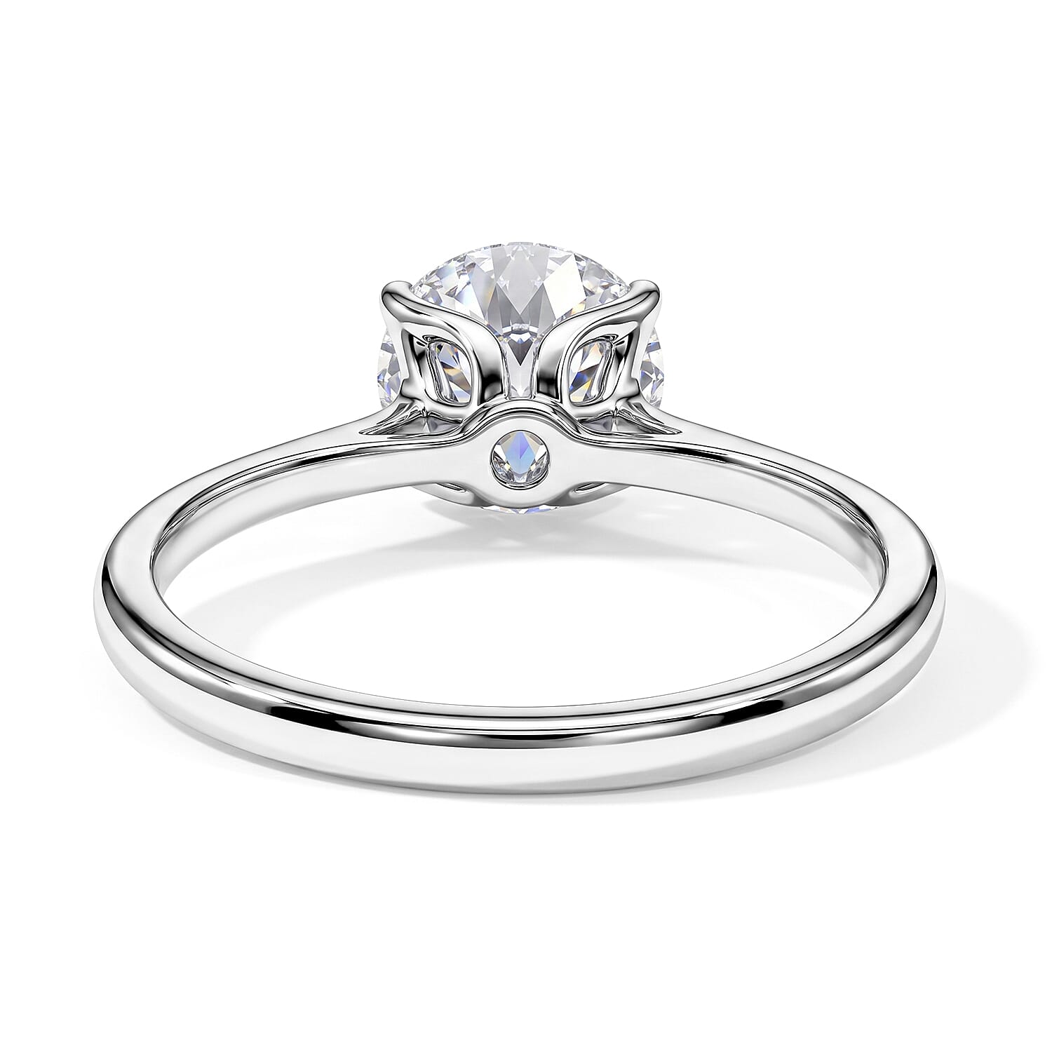 Luxuriant Lab Grown Diamond E-F VS 2.00 ctw Ring in 14K White Gold (Size 8.0)