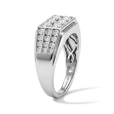Rhodium Over Sterling Silver / 10 - Product card gallery slide 3 (15397845860665)