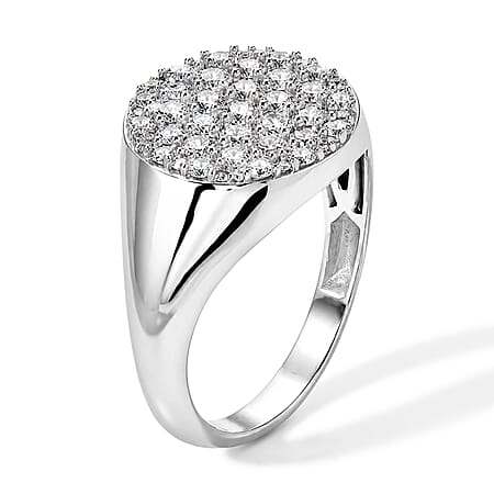 Rhodium Over Sterling Silver / 10 - Product card gallery slide 3 (15397092426041)