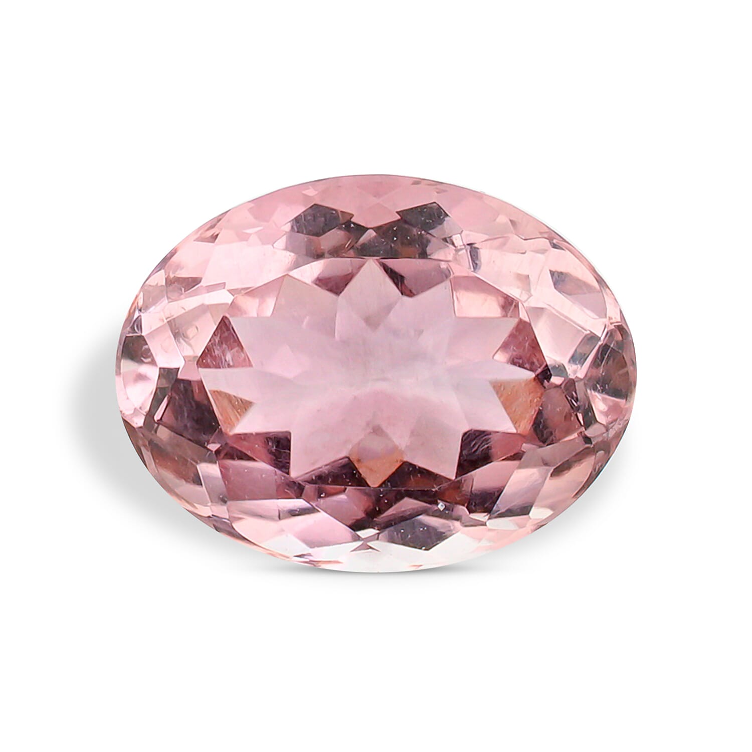 AAAA Blush Tourmaline (Ovl 8x6 mm) 1.00 ctw