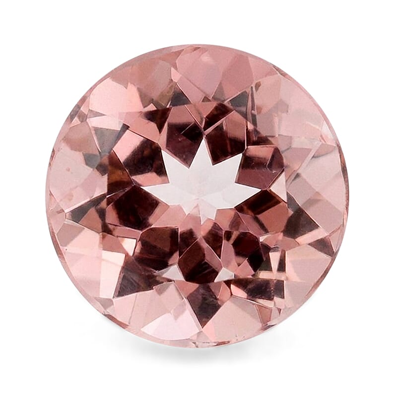 AAAA Blush Tourmaline (Rnd 6 mm) 1.00 ctw