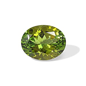 AAAA Sapo Green Tourmaline (Ovl 10x8 mm) 2.00 ctw