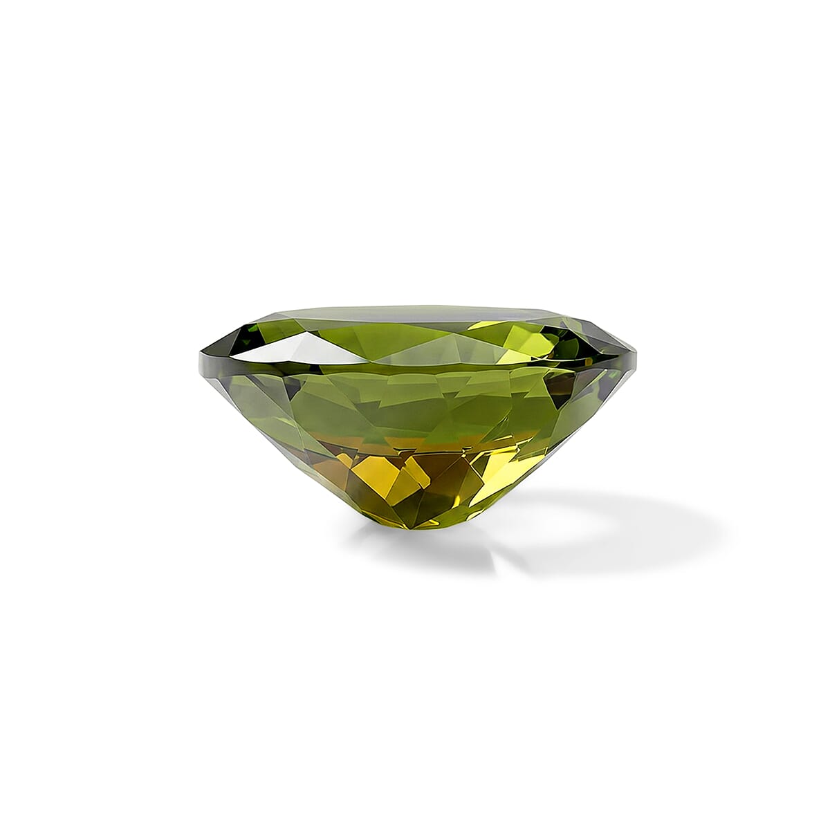 AAAA Sapo Green Tourmaline (Ovl 10x8 mm) 2.00 ctw image number 1