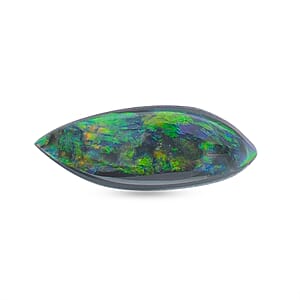 Certified and Appraised AAAA Natural Australian Black Ridge Opal (Fancy Free Size) 1.00 ctw