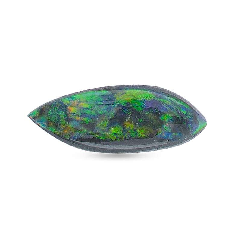 Gem Hunter Collection Certified and Appraised AAAA Natural Australian Black Ridge Opal (Fancy Free Size) 1.00 ctw