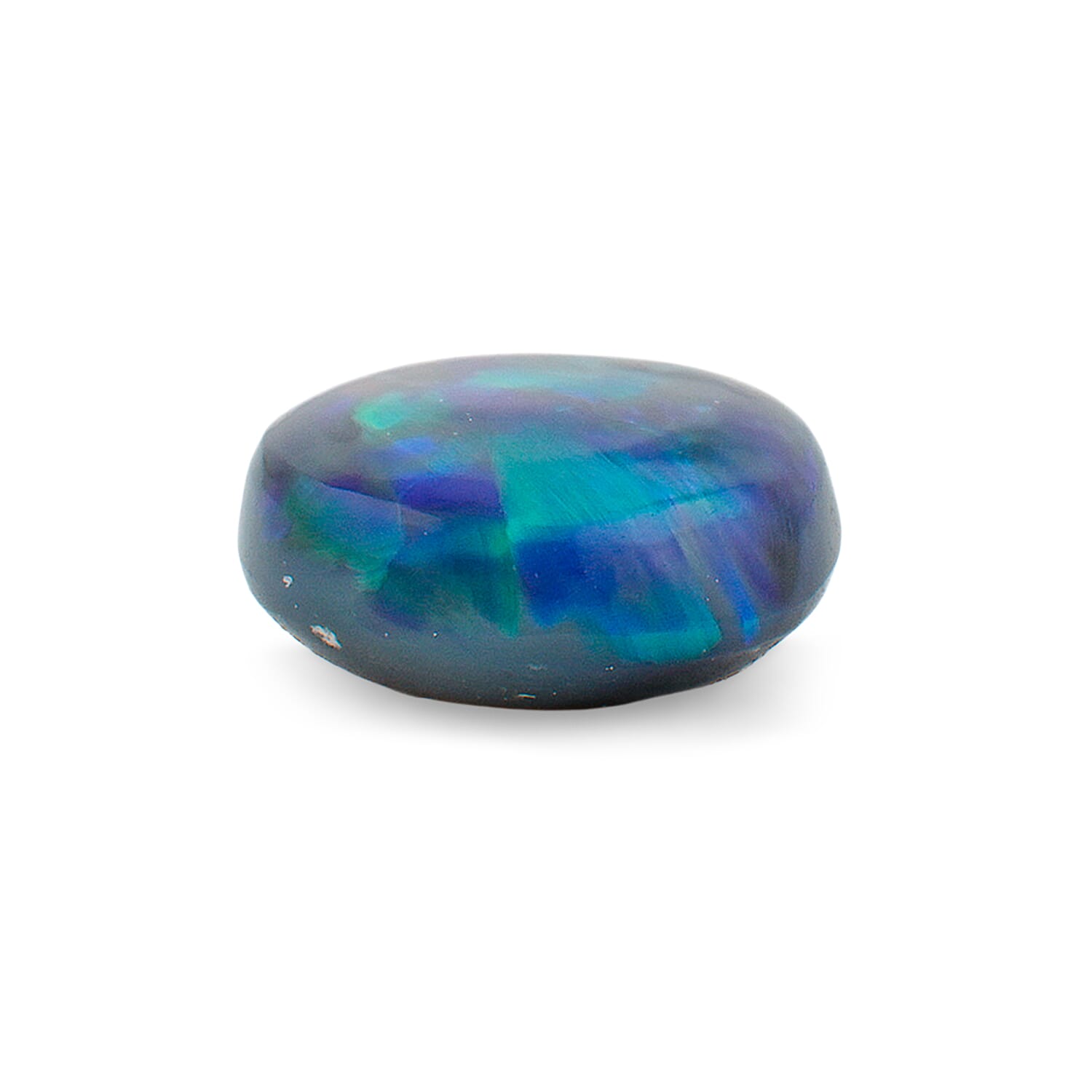 Certified and Appraised AAAA Natural Australian Black Ridge Opal (Pear Free Size) 1.00 ctw