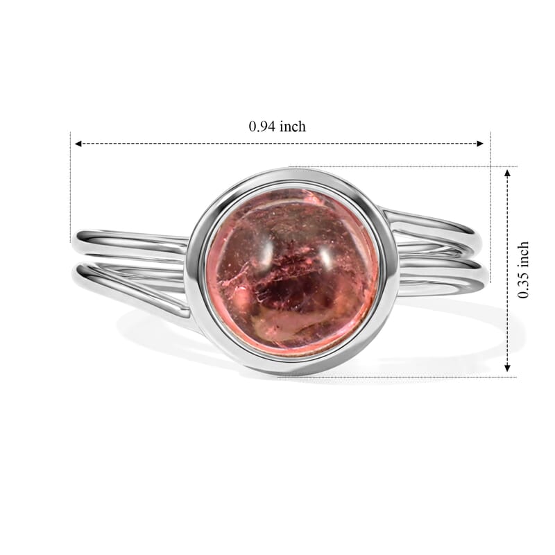 Kunzite 0.75 ctw Solitaire Ring in Sterling Silver (Size 9.0)