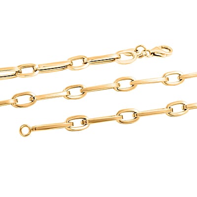 5mm Paperclip Chain Necklace in 14K Yellow Gold 8.80 Grams 22 Inches