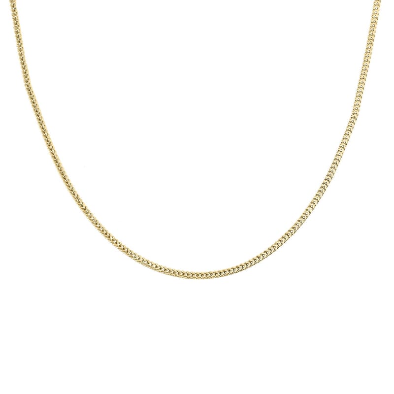 2.5mm Franco Chain Necklace in 10K Yellow Gold 5.50 Grams 20 Inches