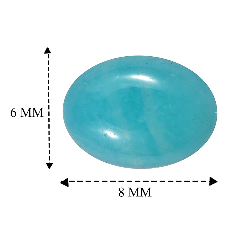 Amazonite (Ovl 8x6 mm) 1.27 ctw
