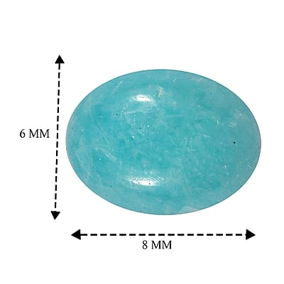 AA Amazonite (Ovl 8x6 mm) 1.25 ctw