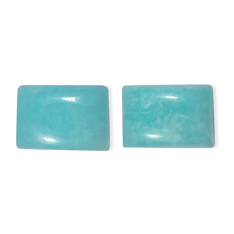 Amazonite Set of 2 (Baguette) 1.68 ctw