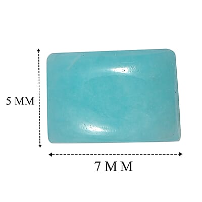 Amazonite Set of 2 (Bgt 7x5 mm) 1.68 ctw