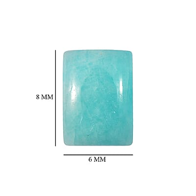 Amazonite Set of 2 (Bgt 8x6 mm) 1.60 ctw